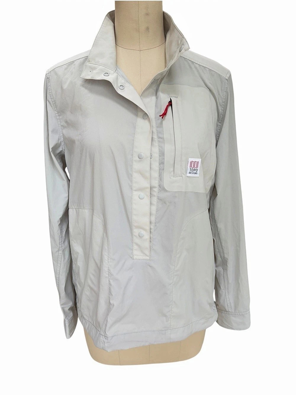Topo Designs Tech Popover Shirt Nylon Utility Jacket Medium